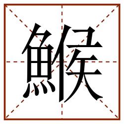 鯸田字格_鯸田字格书写_鯸田字格笔顺_鯸田字格字帖_鯸田字格模板