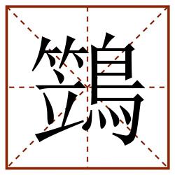 鷑田字格_鷑田字格书写_鷑田字格笔顺_鷑田字格字帖_鷑田字格模板