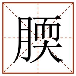 腝田字格_腝田字格书写_腝田字格笔顺_腝田字格字帖_腝田字格模板