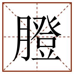 膯田字格_膯田字格书写_膯田字格笔顺_膯田字格字帖_膯田字格模板