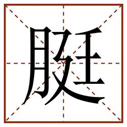 脡田字格_脡田字格书写_脡田字格笔顺_脡田字格字帖_脡田字格模板