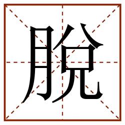 脫田字格_脫田字格书写_脫田字格笔顺_脫田字格字帖_脫田字格模板