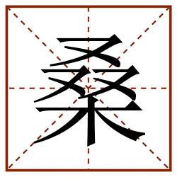 桑田字格_桑田字格书写_桑田字格笔顺_桑田字格字帖_桑田字格模板