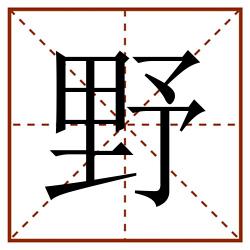 野田字格_野田字格书写_野田字格笔顺_野田字格字帖_野田字格模板