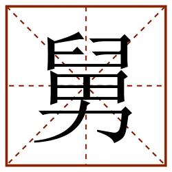舅田字格_舅田字格书写_舅田字格笔顺_舅田字格字帖_舅田字格模板