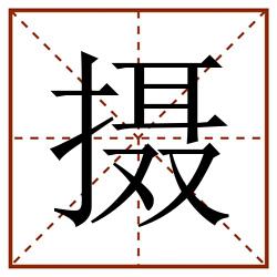 摄田字格_摄田字格书写_摄田字格笔顺_摄田字格字帖_摄田字格模板