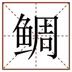 鲷田字格_鲷田字格书写_鲷田字格笔顺_鲷田字格字帖_鲷田字格模板