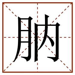 肭田字格_肭田字格书写_肭田字格笔顺_肭田字格字帖_肭田字格模板