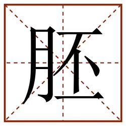 胚田字格_胚田字格书写_胚田字格笔顺_胚田字格字帖_胚田字格模板