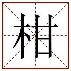 柑田字格_柑田字格书写_柑田字格笔顺_柑田字格字帖_柑田字格模板
